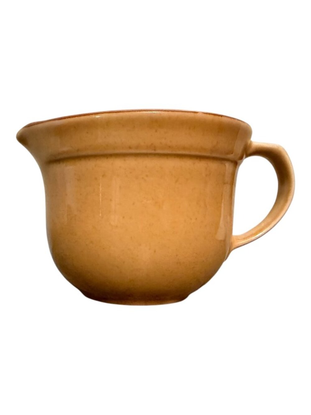 Pfaltzgraff USA Stoneware Tan Speckled Pitcher Creamer 5 Inch Vintage